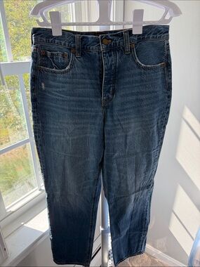 J. Crew Factory Dark Blue Straight-Leg Men’s Jeans